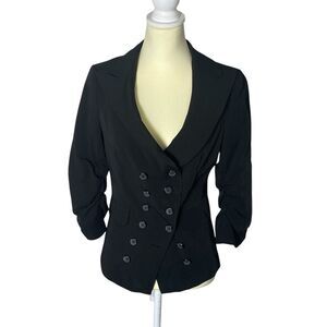 Laundry By Shelli Segal Double Breasted Black Blazer Women's Size 6